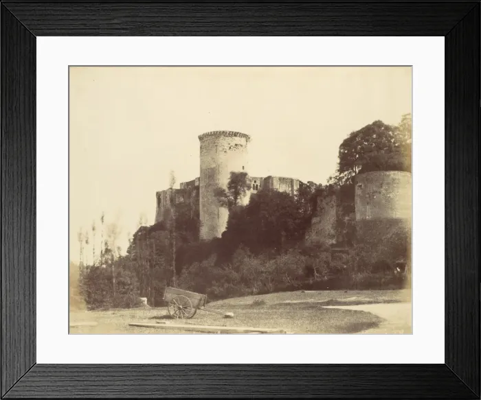 Framed Print : Talbots Tower, Falaise Castle, 1856. Creator: Alfred Capel-Cure Framed Print : Talbots Tower, Falaise Castle, 1856. Creator: Alfred Capel-Cure