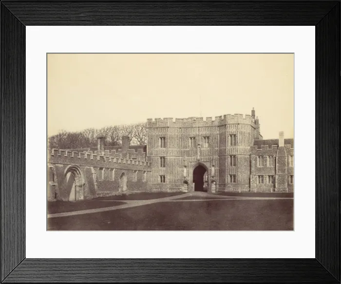 Framed Print : St. Osyths, Essex, 1856. Creator: Alfred Capel-Cure Framed Print : St. Osyths, Essex, 1856. Creator: Alfred Capel-Cure