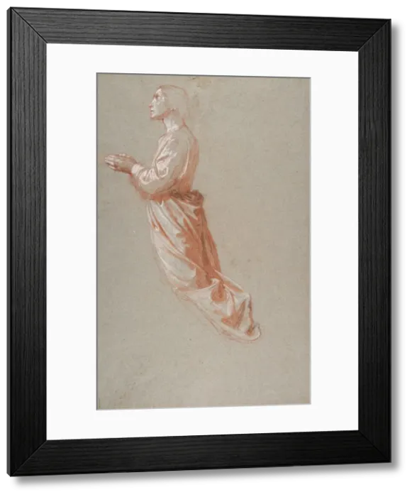 Framed Print : Angel (upper register; study for wall paintings in the Chapel of Saint Remi Framed Print : Angel (upper register; study for wall paintings in the Chapel of Saint Remi