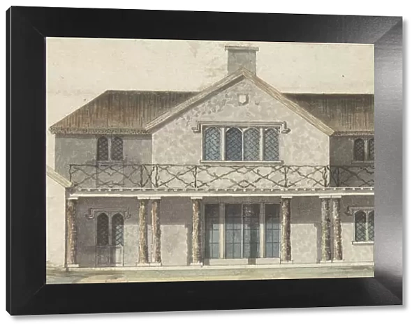 Design for a Cottage Ornee in the Tudoresque Style, late 18th-early 19th century