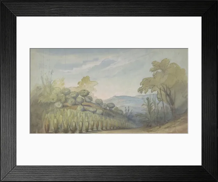 Framed Print : Design for a Stage Set at the Opera, Paris, 1830-90. Creator: Eugene Ciceri Framed Print : Design for a Stage Set at the Opera, Paris, 1830-90. Creator: Eugene Ciceri