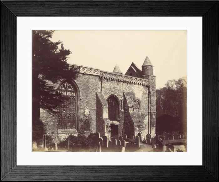Framed Print : St. Peters in the East, Oxford, 1859. Creator: Alfred Capel-Cure Framed Print : St. Peters in the East, Oxford, 1859. Creator: Alfred Capel-Cure