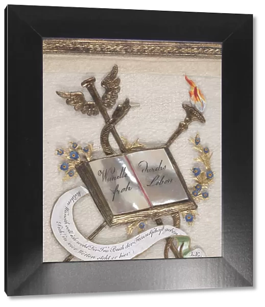Greeting Card... ca. 1825. Creator: Johannes Endletzberger