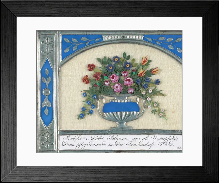 Framed Print : Greeting Card... 1821. Creator: Johannes Endletzberger Framed Print : Greeting Card... 1821. Creator: Johannes Endletzberger