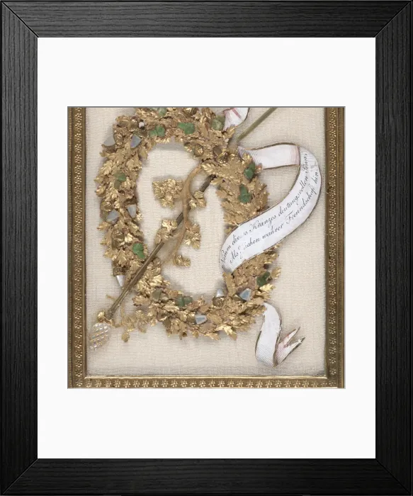 Framed Print : Greeting Card... 1810. Creator: Johannes Endletzberger Framed Print : Greeting Card... 1810. Creator: Johannes Endletzberger