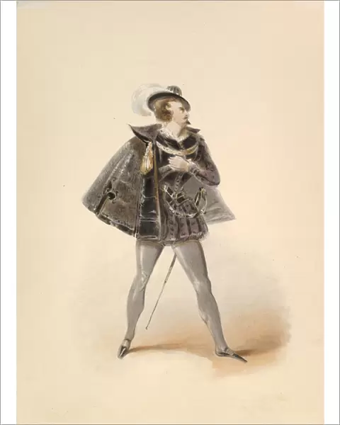 Costume Study for Belmonte in the Abduction from the Seraglio by W. A