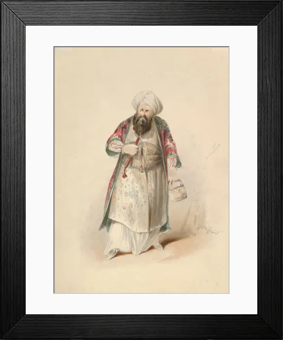 Framed Print : Costume Study for Osmin in the Abduction from the Seraglio by W. A. Mozart, ca Framed Print : Costume Study for Osmin in the Abduction from the Seraglio by W. A. Mozart, ca