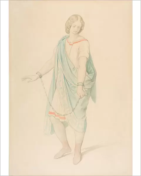 The soprano Karoline Hetzenecker in the role of Sesto in La Clemenza di Tito... ca. 1848