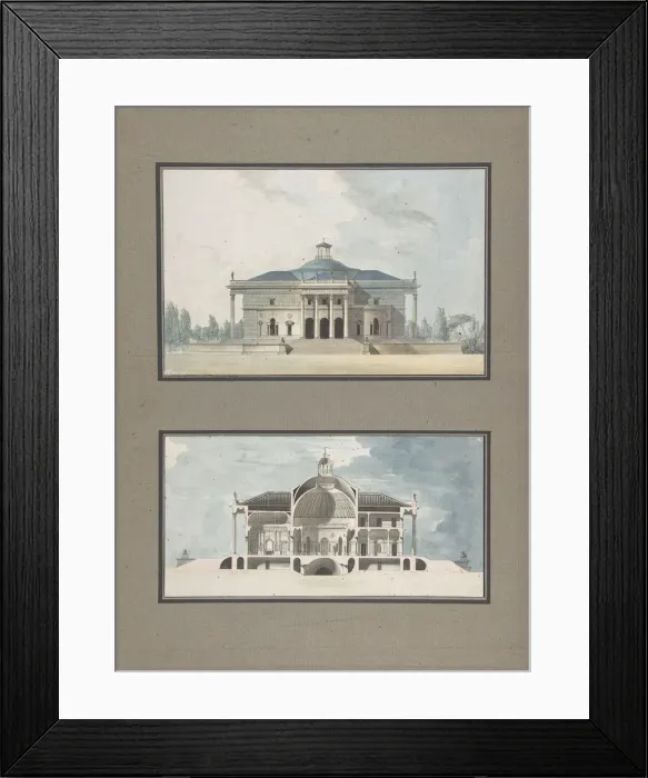 Framed Print : Project for a Maison de plaisance pour un grand seigneur Framed Print : Project for a Maison de plaisance pour un grand seigneur
