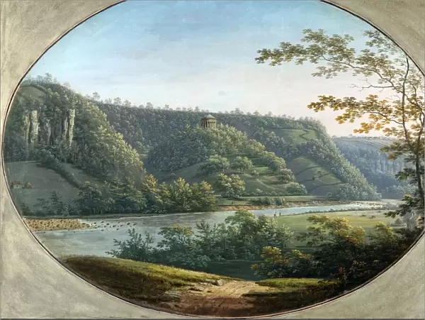 View of the Round Howe near Richmond, Yorkshire, England, 1788. Creator: George Cuit