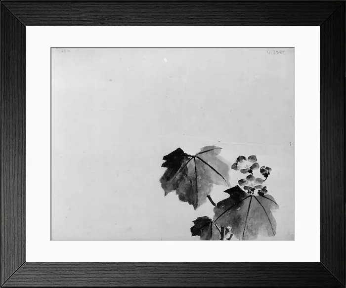 Framed Print : Bellflower, 19th century. Creator: Hokusai School Framed Print : Bellflower, 19th century. Creator: Hokusai School