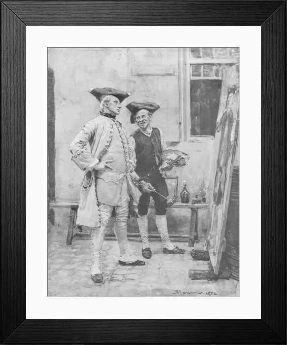Framed Print : The Sign Painter (Le Peintre d Enseignes), 19th century Framed Print : The Sign Painter (Le Peintre d Enseignes), 19th century