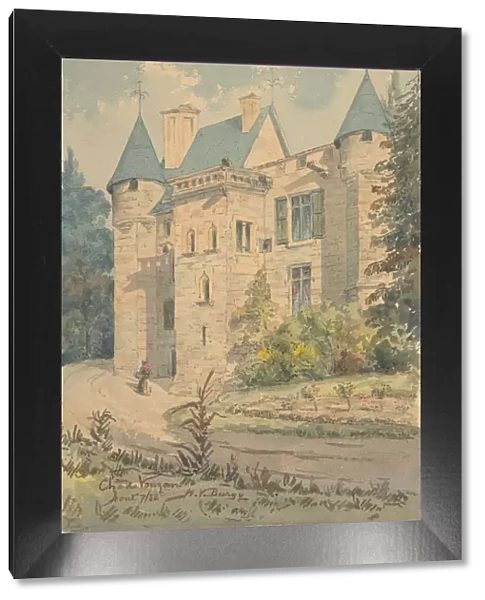 Chateau de Vouzan, 1888. Creator: Henry Victor Burgy
