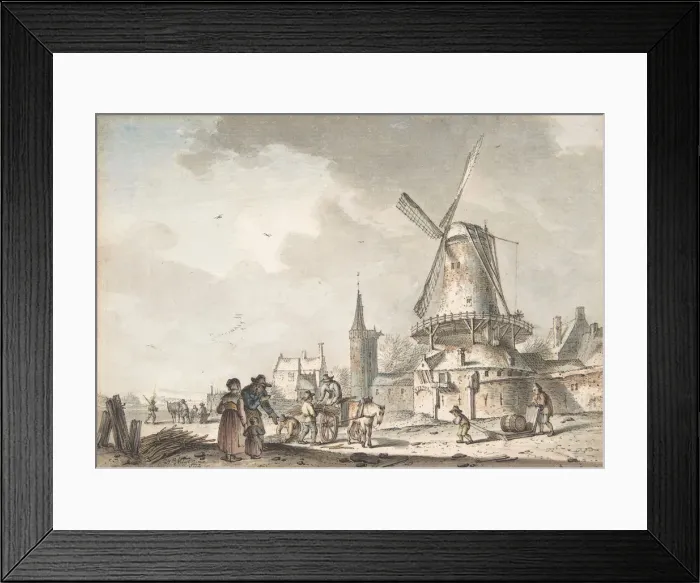 Framed Print : December, 1772. Creator: Hendrik Meijer Framed Print : December, 1772. Creator: Hendrik Meijer