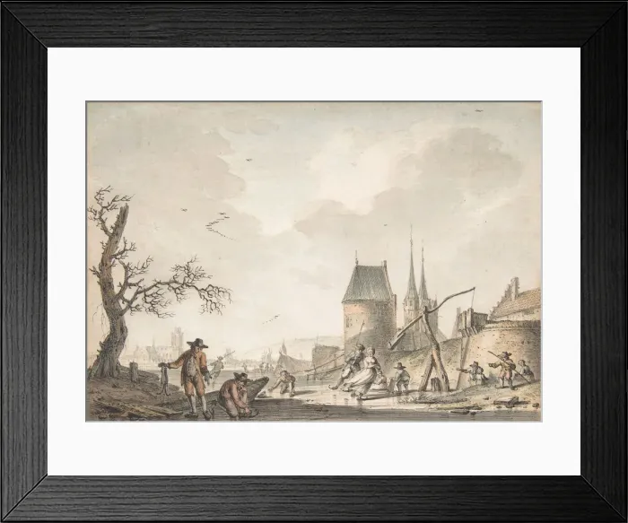 Framed Print : January, 1772. Creator: Hendrik Meijer Framed Print : January, 1772. Creator: Hendrik Meijer