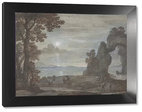 Coast View with Perseus and the Origin of Coral, 1674. Creator: Claude Lorrain