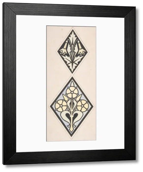 Framed Print : Design drawing, ca. 1883, based on earlier design. Creator: Christopher Dresser Framed Print : Design drawing, ca. 1883, based on earlier design. Creator: Christopher Dresser