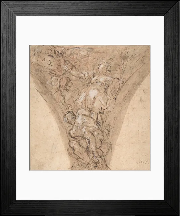 Framed Print : Allegorical Figure of Peace, 1625-1713. Creator: Carlo Maratti Framed Print : Allegorical Figure of Peace, 1625-1713. Creator: Carlo Maratti