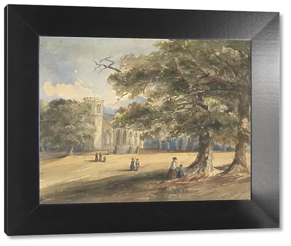 View of a Churchyard, Southborough, Kent, 1837. Creator: Anon