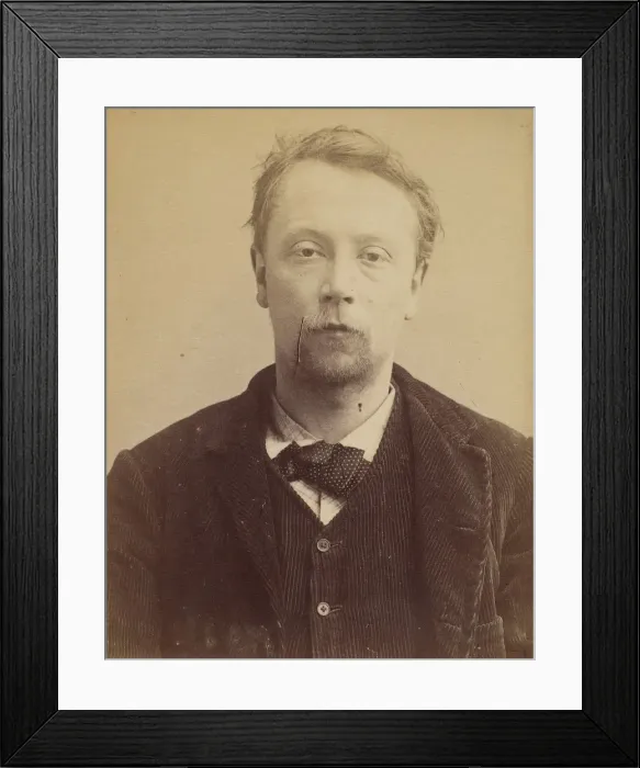 Framed Print : Hebert. Georges, Henri. 27 (ou 29) ans, ne a Bayeux (Calvados). Menuisier Framed Print : Hebert. Georges, Henri. 27 (ou 29) ans, ne a Bayeux (Calvados). Menuisier