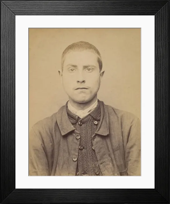 Framed Print : Haesig. Leon. 18 ans, ne a St-Denis. Chaudronnier Framed Print : Haesig. Leon. 18 ans, ne a St-Denis. Chaudronnier