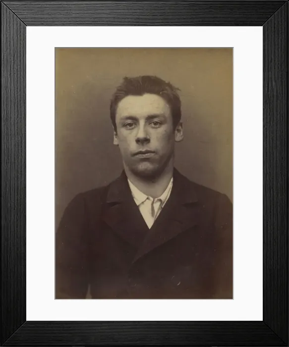 Framed Print : Bouchez. Louis. 19 ans, ne le 29 / 8 / 75 a Paris XXe. Sculpteur. Anarchiste Framed Print : Bouchez. Louis. 19 ans, ne le 29 / 8 / 75 a Paris XXe. Sculpteur. Anarchiste