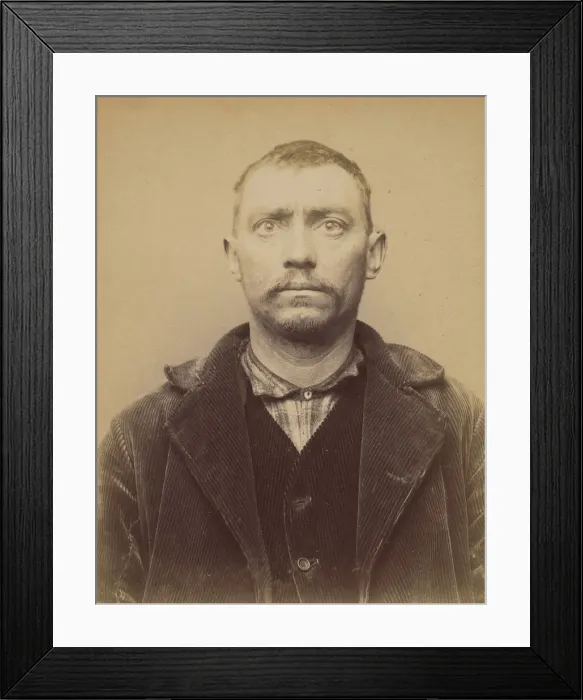 Framed Print : Guery. Paul, Alphonse. 37 ans, ne le 30 / 6 / 56 a Laversine (Aisne) Framed Print : Guery. Paul, Alphonse. 37 ans, ne le 30 / 6 / 56 a Laversine (Aisne)