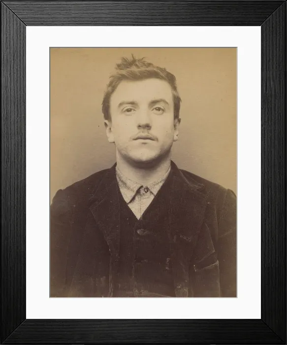 Framed Print : Cabuzac. Jean. 25 ans, ne le 23  /  7  /  68 a Ivry la Bataille (Eure). Ciseleur