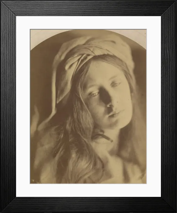 Framed Print : Beatrice, 1866. Creator: Julia Margaret Cameron Framed Print : Beatrice, 1866. Creator: Julia Margaret Cameron