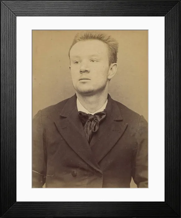 Framed Print : Chaumelin. Odilon. 22 ans, ne a Paris VIe. Publiciste. Anarchiste. 24 / 3 / 94 Framed Print : Chaumelin. Odilon. 22 ans, ne a Paris VIe. Publiciste. Anarchiste. 24 / 3 / 94