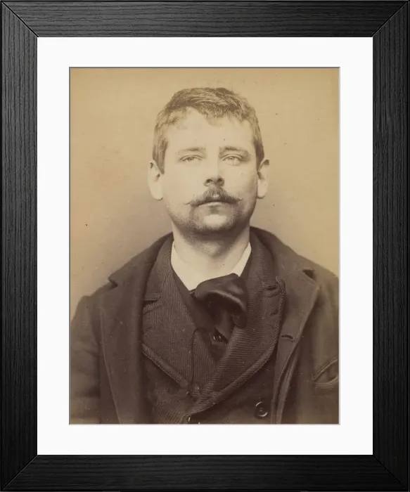 Framed Print : Deherme. Marie, Adolphe. 26 ans, ne a Paris XVIIe. Publiciste. Anarchiste Framed Print : Deherme. Marie, Adolphe. 26 ans, ne a Paris XVIIe. Publiciste. Anarchiste