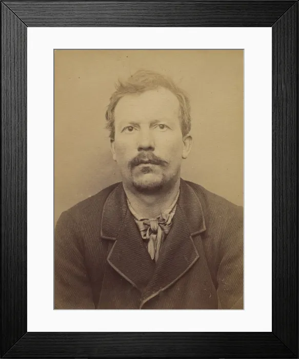 Framed Print : Damalix. emile, Auguste. 37 ans, ne a St-Claude (Doubs). Charpentier Framed Print : Damalix. emile, Auguste. 37 ans, ne a St-Claude (Doubs). Charpentier