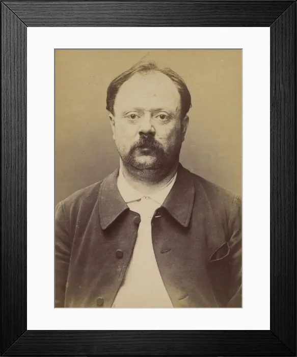 Framed Print : Collet. Edouard, Jean-Baptiste. 44 ans, ne le 6 / 1 / 50 a Paris XVlle. Ciseleur Framed Print : Collet. Edouard, Jean-Baptiste. 44 ans, ne le 6 / 1 / 50 a Paris XVlle. Ciseleur