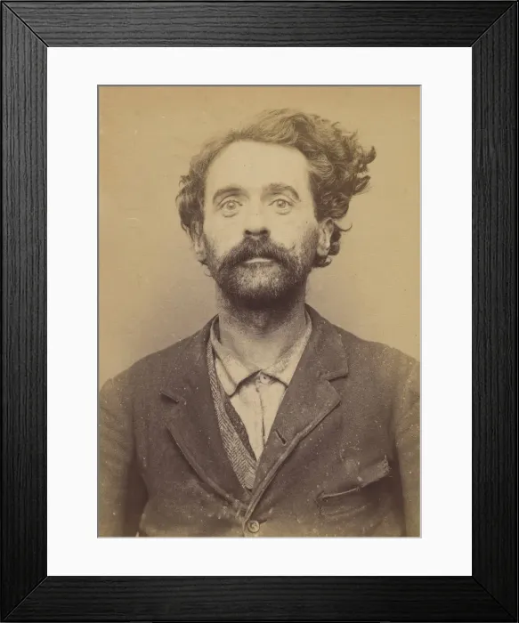 Framed Print : Carraglia. Charles. 39 ans, ne a Moceto (It). Homme de lettres Framed Print : Carraglia. Charles. 39 ans, ne a Moceto (It). Homme de lettres