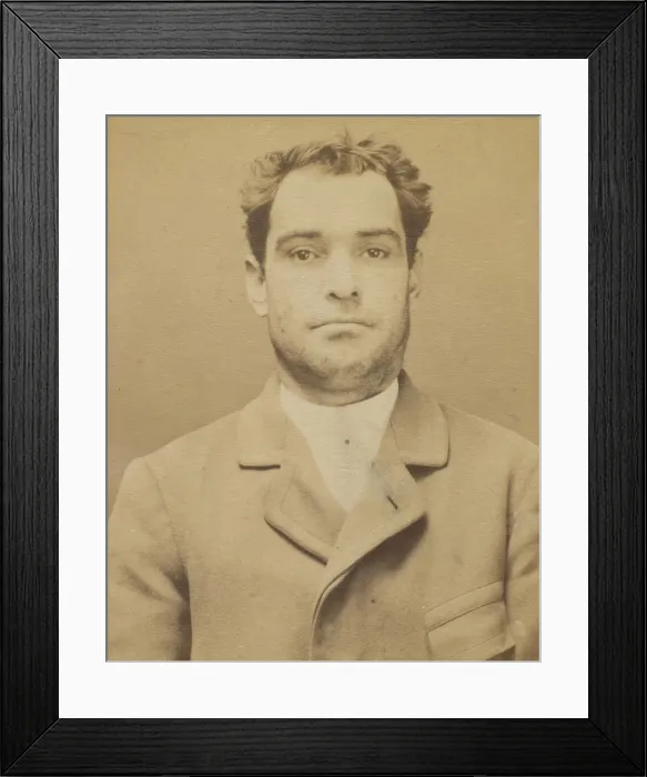 Framed Print : Dauriac. Henri, Georges. 36 ans, ne a Memphis (USA). Agent d affaires Framed Print : Dauriac. Henri, Georges. 36 ans, ne a Memphis (USA). Agent d affaires