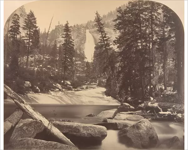 Nevada Fall, 700 Feet, 1861. Creator: Carleton Emmons Watkins