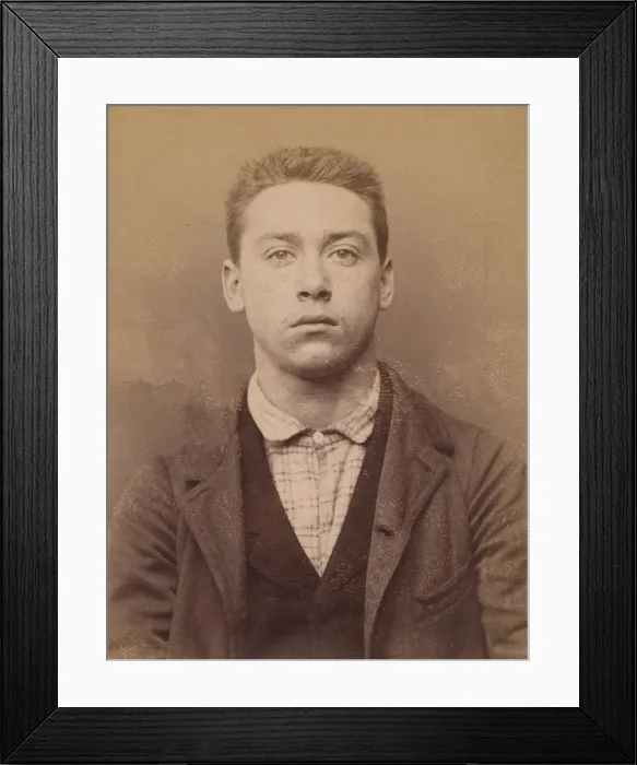 Framed Print : Boulnois. Paul, Cyprien. 20 ans, ne a Paris Ille. Employe de commerce Framed Print : Boulnois. Paul, Cyprien. 20 ans, ne a Paris Ille. Employe de commerce