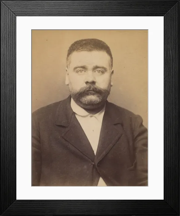 Framed Print : Clidiere. Francois. 39 ans, ne le 3 / 2 / 55 a Miales (Dordogne) Framed Print : Clidiere. Francois. 39 ans, ne le 3 / 2 / 55 a Miales (Dordogne)