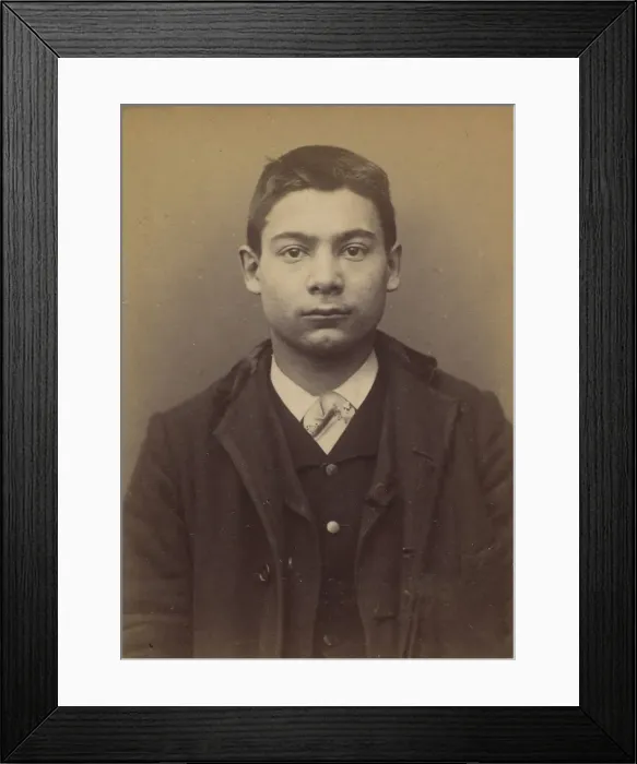 Framed Print : Mocquet. Georges, Gustave. 17 ans, ne le 17 / 5 / 76 a Paris IXe. Tapissier Framed Print : Mocquet. Georges, Gustave. 17 ans, ne le 17 / 5 / 76 a Paris IXe. Tapissier