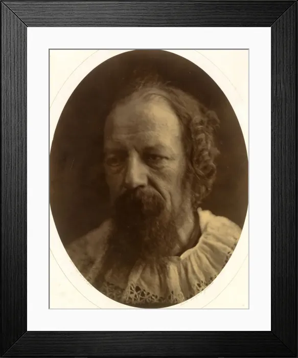 Framed Print : Alfred, Lord Tennyson, July 4, 1866. Creator: Julia Margaret Cameron Framed Print : Alfred, Lord Tennyson, July 4, 1866. Creator: Julia Margaret Cameron