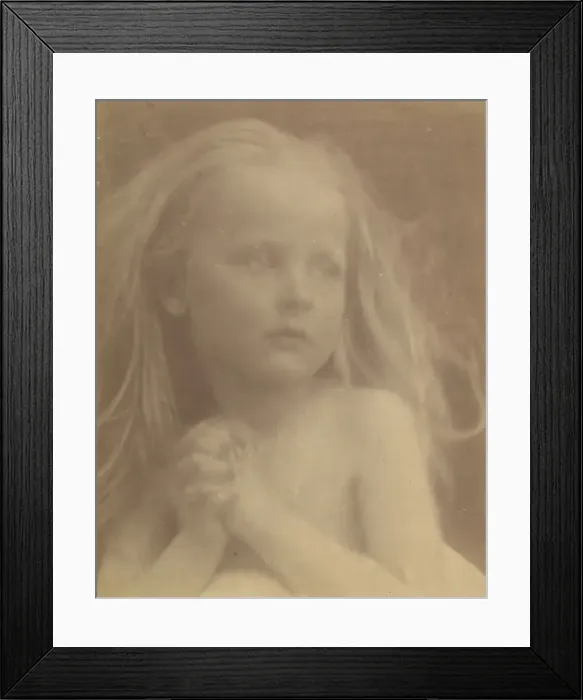 Framed Print : A Lovely Sketch, 1873. Creator: Julia Margaret Cameron Framed Print : A Lovely Sketch, 1873. Creator: Julia Margaret Cameron