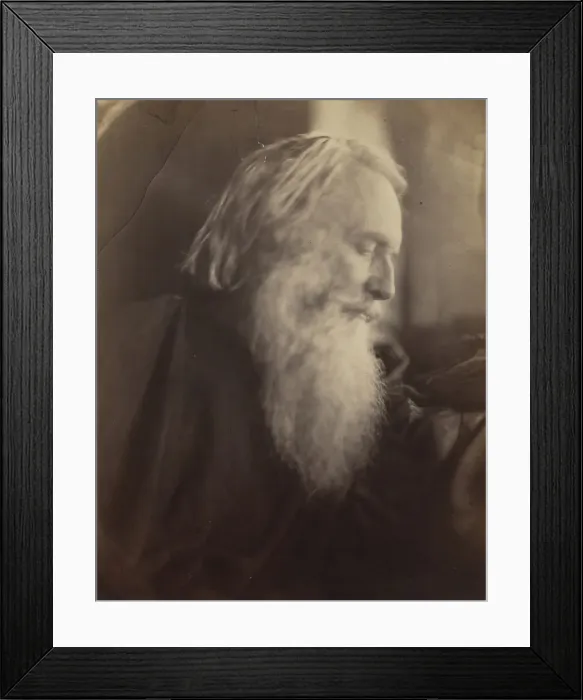 Framed Print : Henry Taylor, 1864. Creator: Julia Margaret Cameron Framed Print : Henry Taylor, 1864. Creator: Julia Margaret Cameron