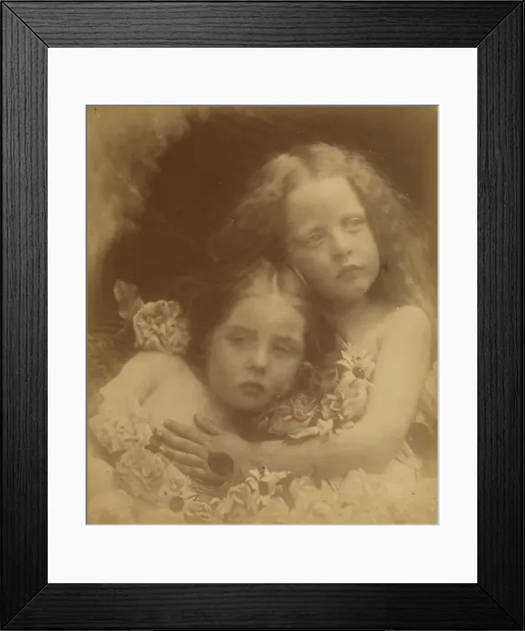 Framed Print : English Blossoms, 1873. Creator: Julia Margaret Cameron Framed Print : English Blossoms, 1873. Creator: Julia Margaret Cameron