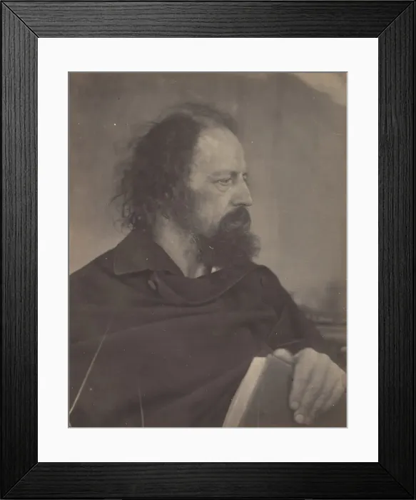 Framed Print : Alfred, Lord Tennyson, 1865. Creator: Julia Margaret Cameron Framed Print : Alfred, Lord Tennyson, 1865. Creator: Julia Margaret Cameron