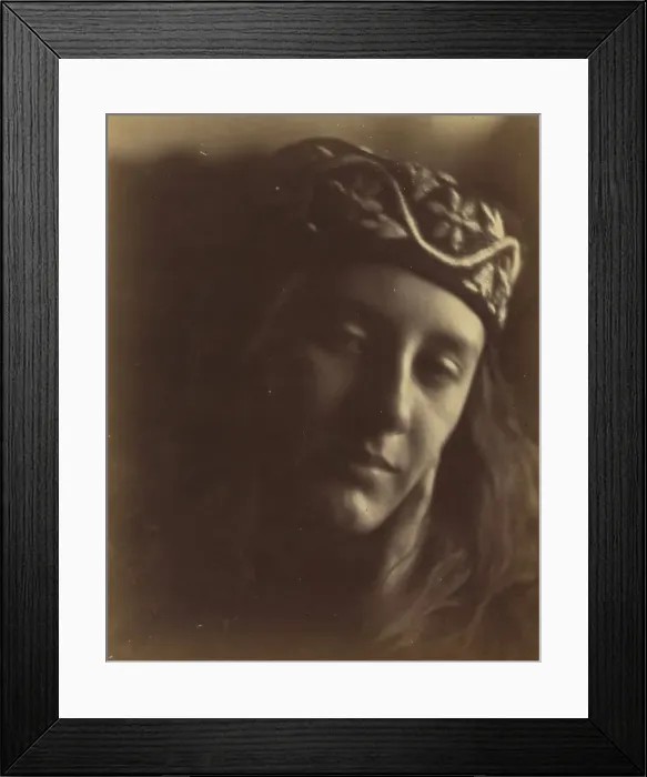 Framed Print : The Maid of Athens (May Prinsep), 1866. Creator: Julia Margaret Cameron Framed Print : The Maid of Athens (May Prinsep), 1866. Creator: Julia Margaret Cameron