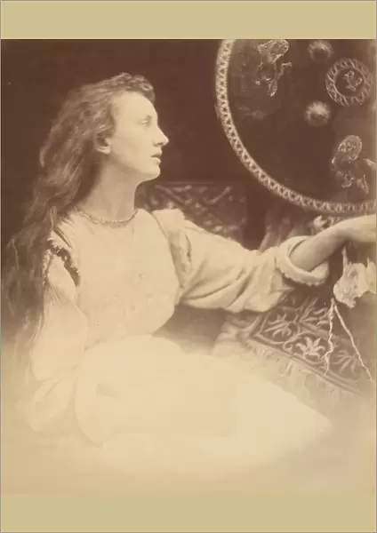 Elaine the Lily - Maid of Astolat, 1874. Creator: Julia Margaret Cameron