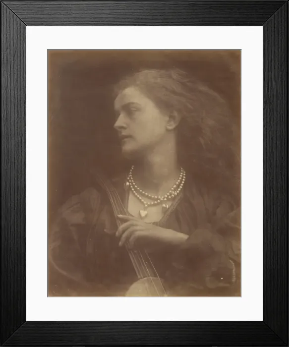 Framed Print : And Enid Sang, September 1874. Creator: Julia Margaret Cameron Framed Print : And Enid Sang, September 1874. Creator: Julia Margaret Cameron