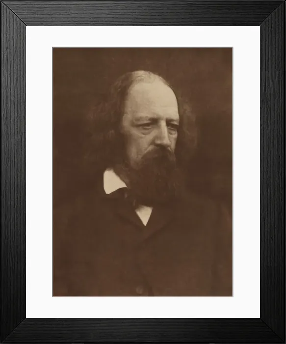 Framed Print : Alfred, Lord Tennyson, 1869, printed 1905. Creator: Julia Margaret Cameron Framed Print : Alfred, Lord Tennyson, 1869, printed 1905. Creator: Julia Margaret Cameron