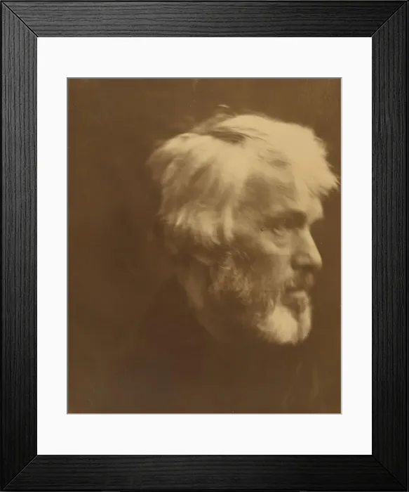 Framed Print : Thomas Carlyle, 1867. Creator: Julia Margaret Cameron Framed Print : Thomas Carlyle, 1867. Creator: Julia Margaret Cameron