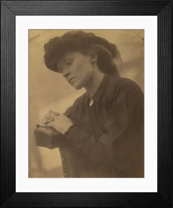 Framed Print : Minnie Thackeray, 1865. Creator: Julia Margaret Cameron Framed Print : Minnie Thackeray, 1865. Creator: Julia Margaret Cameron